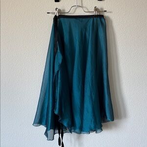 Blue Cinderella Ballet Chiffon Rehearsal Aurora Skirt